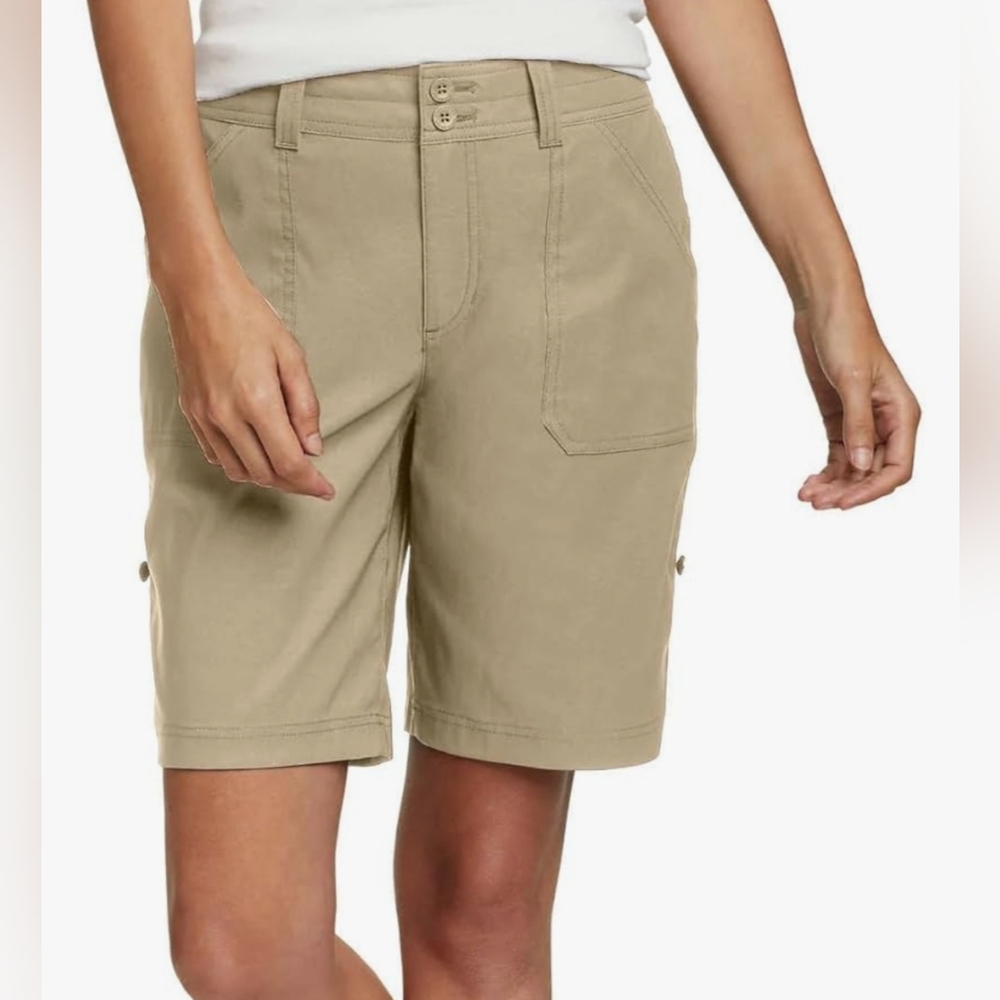Eddie Bauer Khaki Bermuda Shorts Size 6